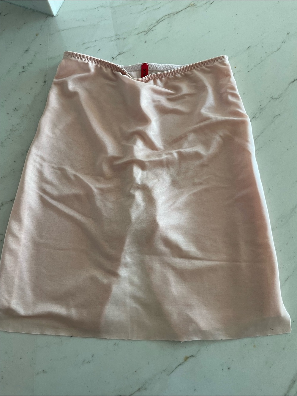 Spanx Skinny Britches Sheer Shaping Power Skort Slip light pink Shaper small S - Picture 2 of 13